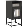 vidaXL Κομοδίνο Μαύρο 36x39x78 cm από χάλυβα ψυχρής έλασης
