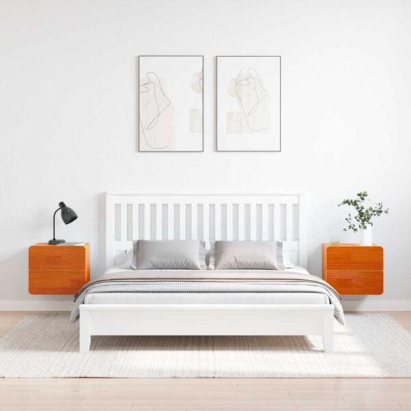 vidaXL &Kappa;&omicron;&mu;&omicron;&delta;ί&nu;&omicron; 2 pcs &Kappa;&alpha;&phi;έ 39 x 34 x 33 &epsilon;&kappa;. &Mu;&alpha;&sigma;ί&phi; &xi;ύ&lambda;&omicron; &pi;&epsilon;ύ&kappa;&omicron;&upsilon;