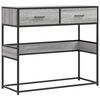 vidaXL Τραπέζι κονσόλας Γκρίζο Σονόμα 90x35x80 cm Ξύλινη κατασκευή