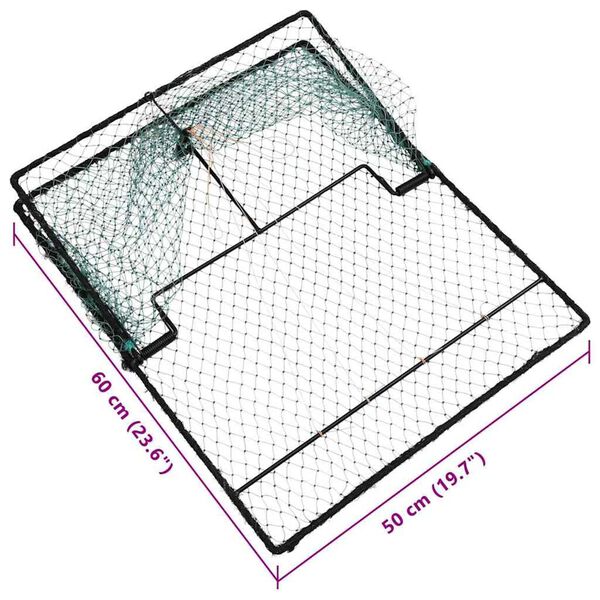 vidaXL Παγκέτα πουλιών Πράσινο 50 x 60 cm Πολυαιθυλένιο
