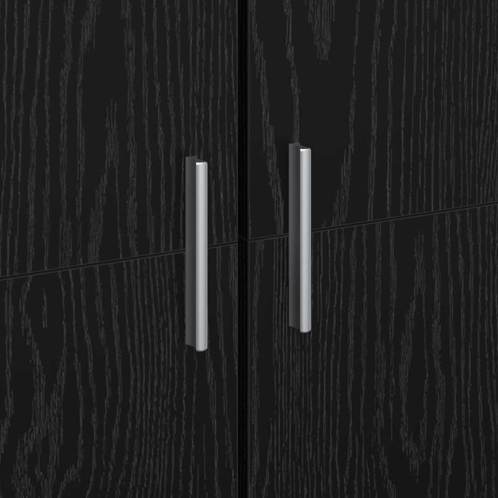 vidaXL Ντουλάπι Μαύρου Δρύος 60x35x180 cm Επεξεργασμένο Ξύλο