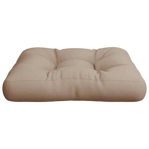 vidaXL Μαξιλάρι Παλέτας Taupe 58 x 58 x 10 εκ. Υφασμάτινο