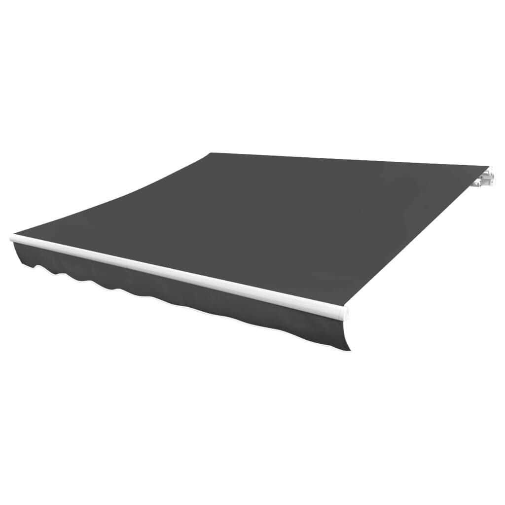 vidaXL Τεντόπανο Ανθρακί 600 x 300 εκ. από Καραβόπανο