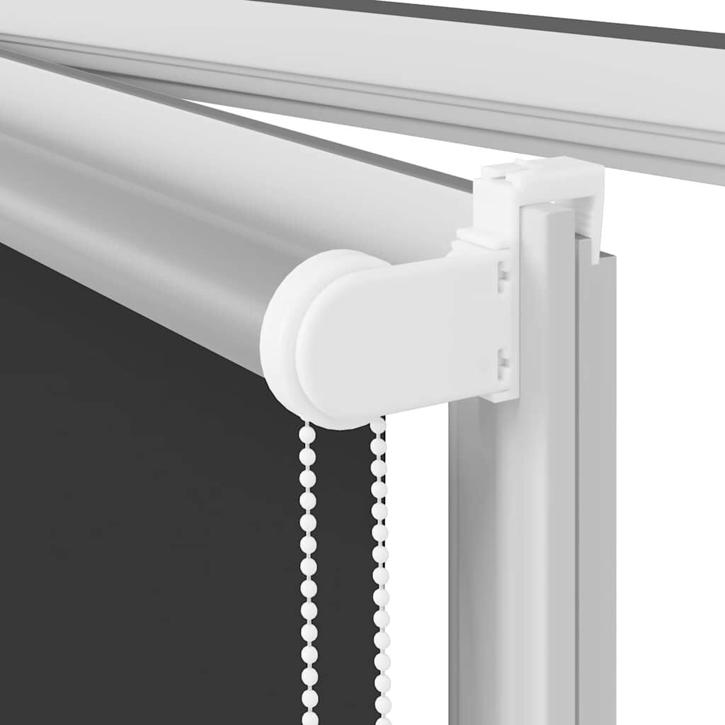 vidaXL Roller Blind Blackout Μαύρο 155x130 cm Πλάτος υφάσματος 151,6cm