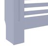 vidaXL Κάλυμμα Καλοριφέρ Γκρι 78 εκ. από MDF