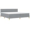 vidaXL &Kappa;&rho;&epsilon;&beta;ά&tau;&iota; box spring &mu;&epsilon; &sigma;&tau;&rho;ώ&mu;&alpha; &Alpha;&nu;&omicron;&iota;&chi;&tau;ό &gamma;&kappa;&rho;&iota; 200 x 200 cm ύ&phi;&alpha;&sigma;&mu;&alpha;
