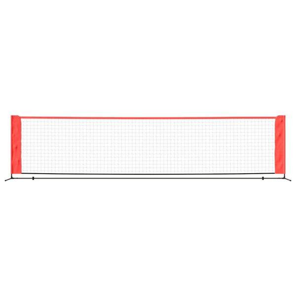 vidaXL Δίχτυ Τένις Μαύρο & Κόκκινο 400x100x87 εκ. από Πολυεστέρα