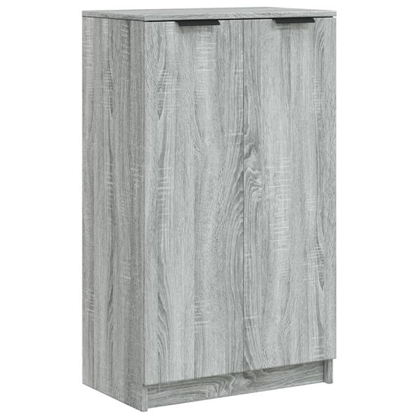 vidaXL Παπουτσοθήκη Γκρι Sonoma 59x35x100 εκ. από Επεξεργασμένο Ξύλο