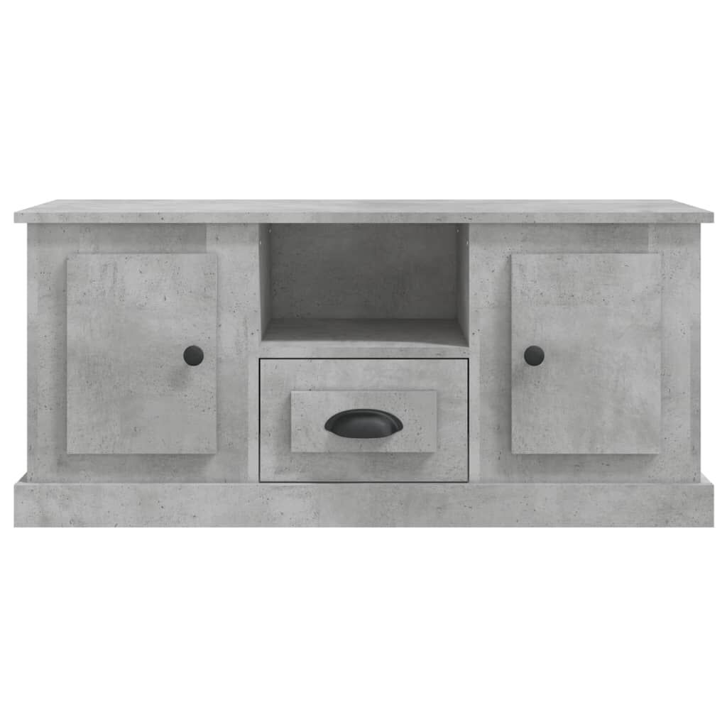vidaXL Έπιπλο Τηλεόρασης Γκρι Σκυρ. 100x35,5x45 εκ. Επεξ. Ξύλο
