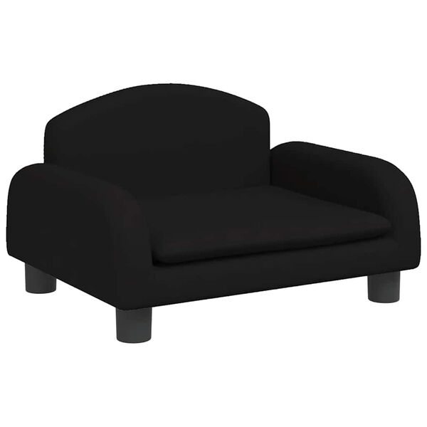 vidaXL Κρεβάτι Σκύλου Μαύρο 50 x 40 x 30 εκ. Υφασμάτινο