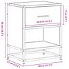 vidaXL Κομοδίνο Γκρι Sonoma 40x31x50 εκ. από Επεξεργασμένο Ξύλο