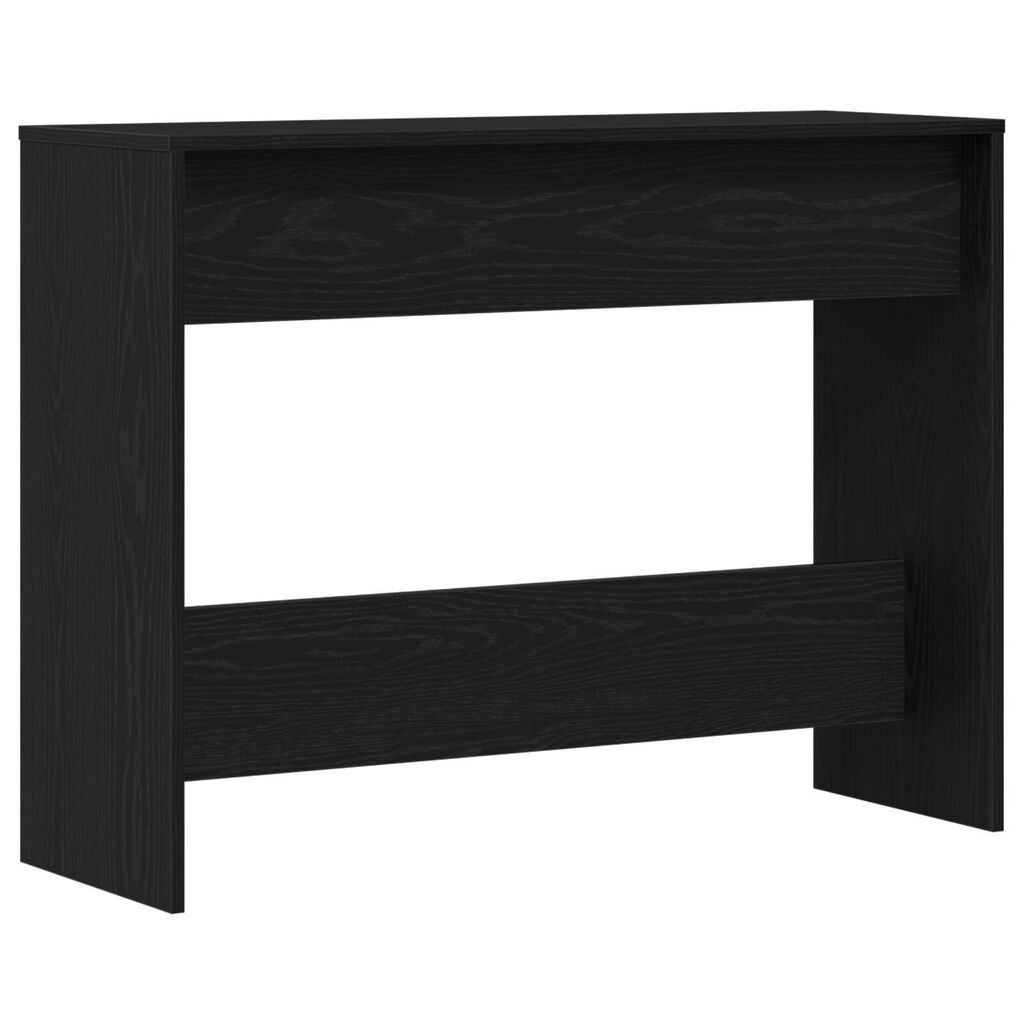 vidaXL Μαύρο Ξύλινο Τραπέζι Κονσόλας - 100x35x76.5 εκ - Επεξεργασμένο Ξύλο
