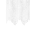 vidaXL Κουρτίνες με κουρτίνες Λευκό 500x100cm Πολυεστέρας