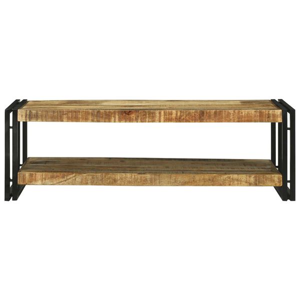 vidaXL Τραπεζάκι σαλονιού Καφέ 120 x 50 x 38 εκ Μασίφ ξύλο μάνγκο