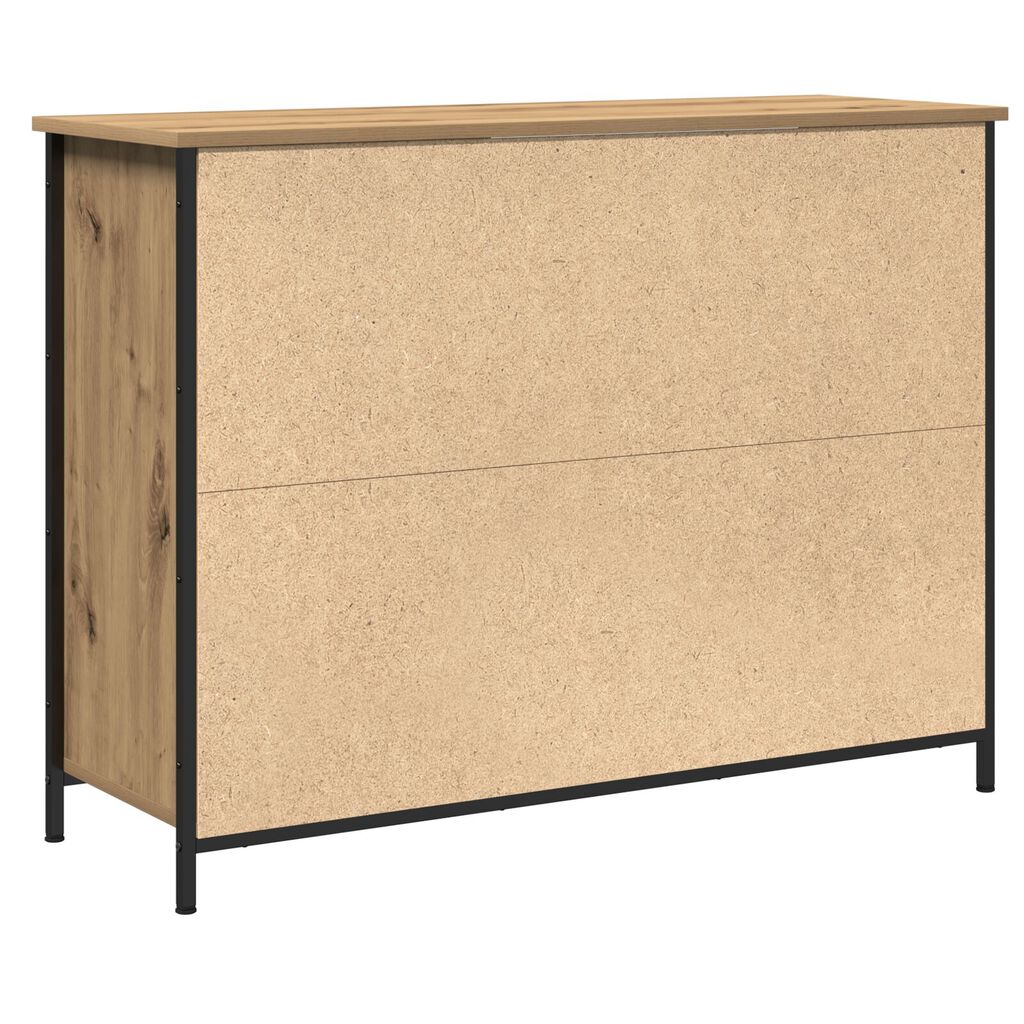 vidaXL Σαλονάκι Artisan Oak 100x35x75 cm Επεξεργασμένο ξύλο