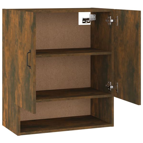 vidaXL Ντουλάπι Τοίχου Καπνιστή Δρυς 60x31x70 εκ. Επεξεργασμένο Ξύλο