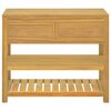 vidaXL Έπιπλο Μπάνιου 90 x 45 x 75 εκ. από Μασίφ Ξύλο Teak
