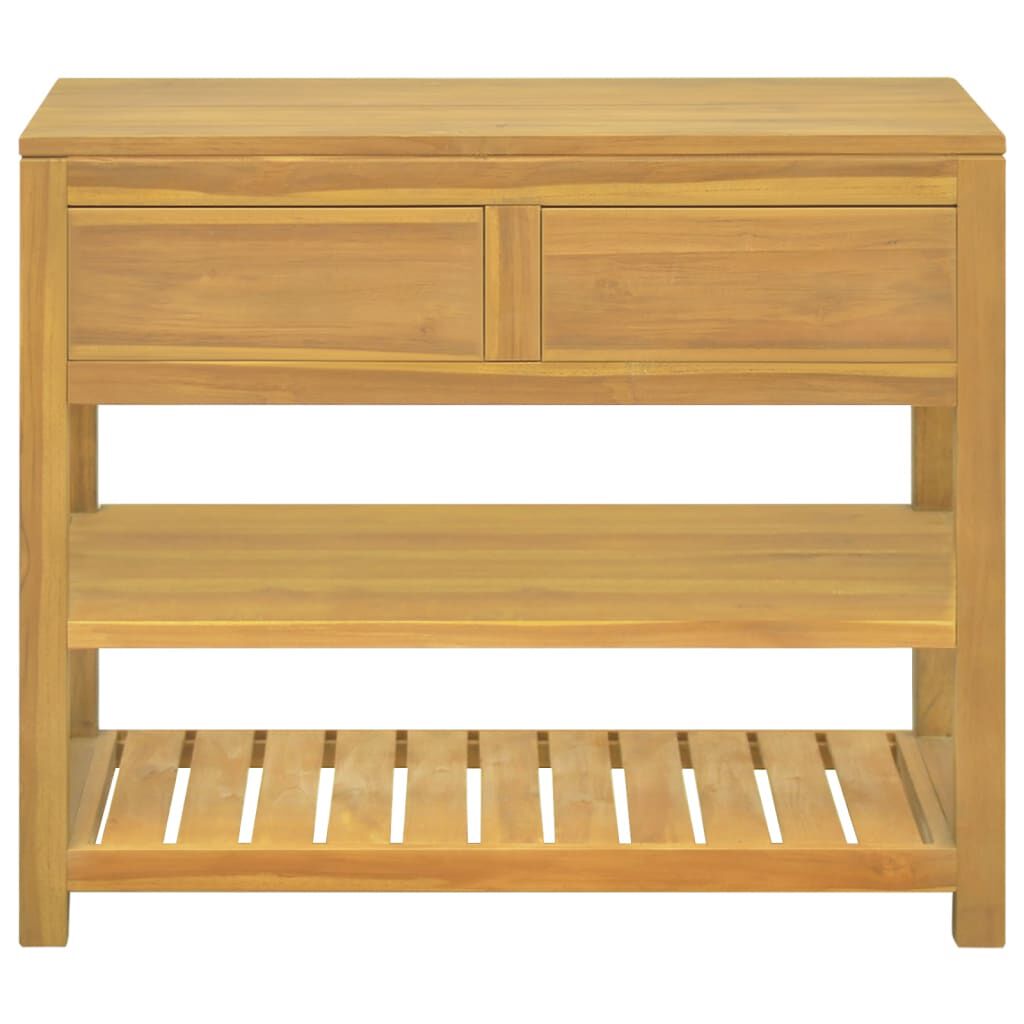 vidaXL Έπιπλο Μπάνιου 90 x 45 x 75 εκ. από Μασίφ Ξύλο Teak