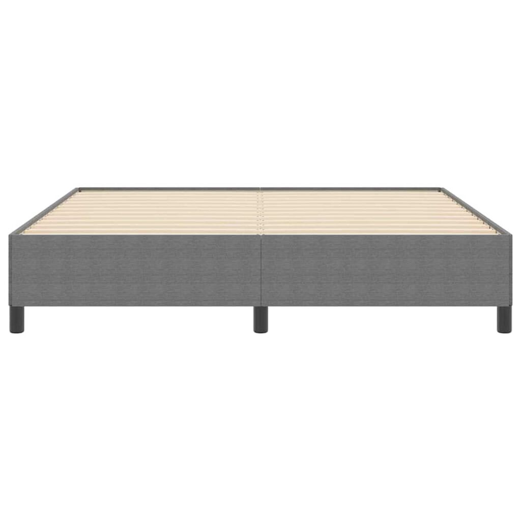 vidaXL Σκελετός Κρεβατιού Ανοιχτό γκρι 180 x 200 cm Βελούδο