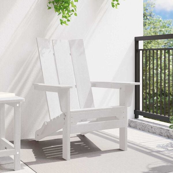 vidaXL &Pi;&tau;&upsilon;&sigma;&sigma;ό&mu;&epsilon;&nu;&eta; &Kappa;&alpha;&rho;έ&kappa;&lambda;&alpha; Adirondack &Lambda;&epsilon;&upsilon;&kappa;ό 80,5 x 74,5 x 92 &epsilon;&kappa; HDPE