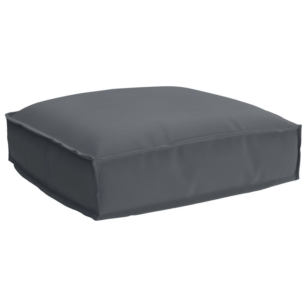 vidaXL Μαξιλάρι Παλετού για Κάθισμα Ανθρακί 50x50x12 εκ. Υφασμάτινο Oxford