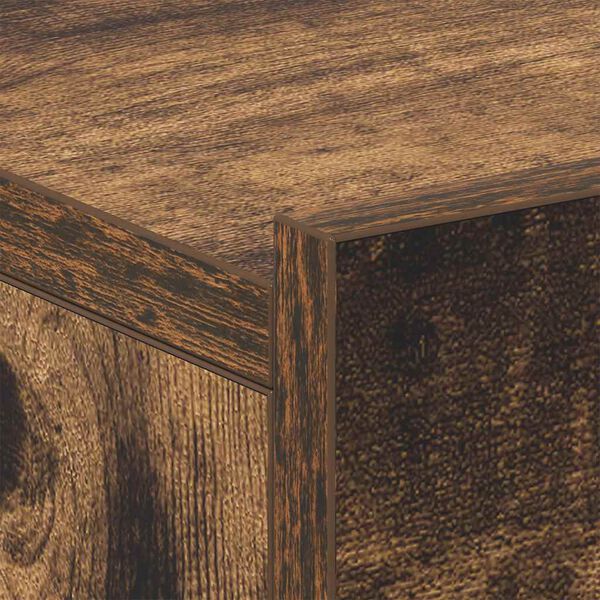 vidaXL Κομοδίνο Κρεμαστό Καπνιστή Δρυς 40 x 30 x 15 εκ. Επεξεργ. Ξύλο