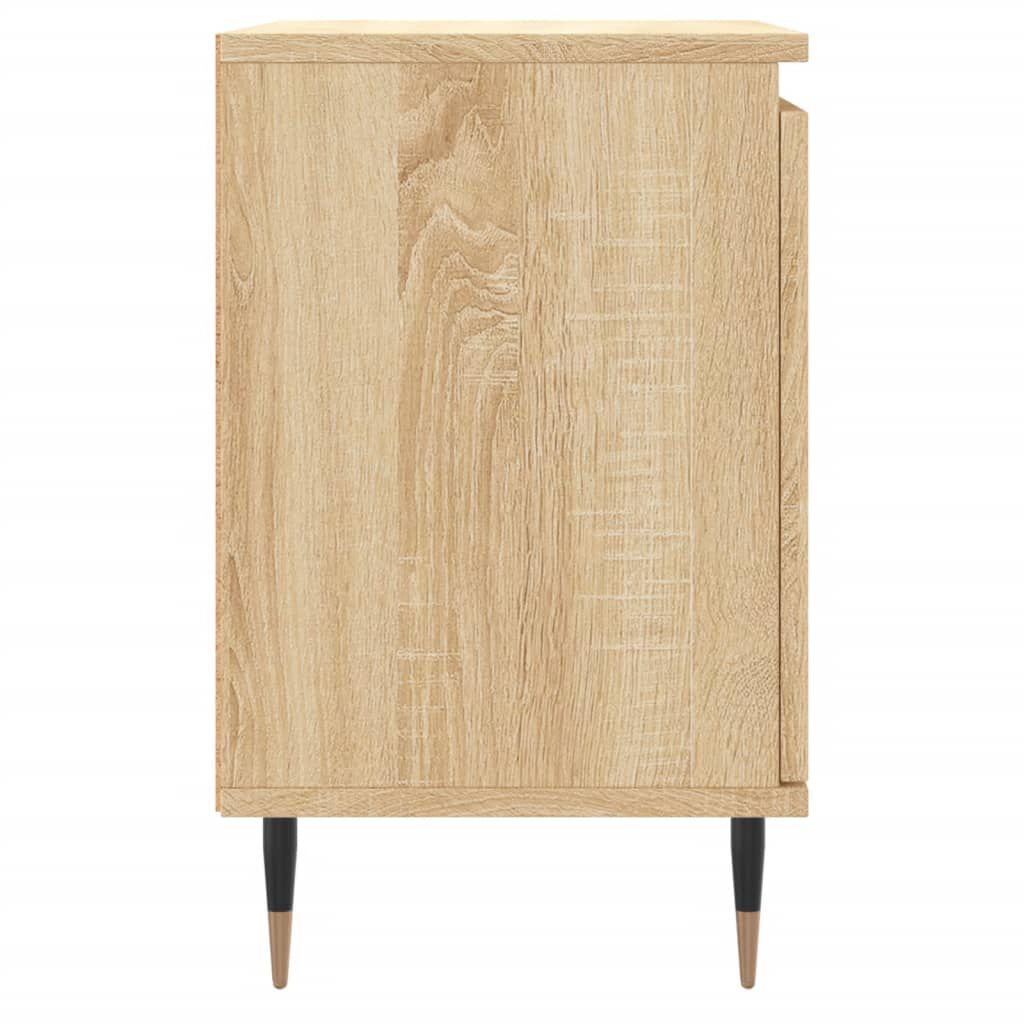 vidaXL Κομοδίνα 2 τεμ. Sonoma Δρυς 40x30x50 εκ. από Επεξεργασμένο Ξύλο