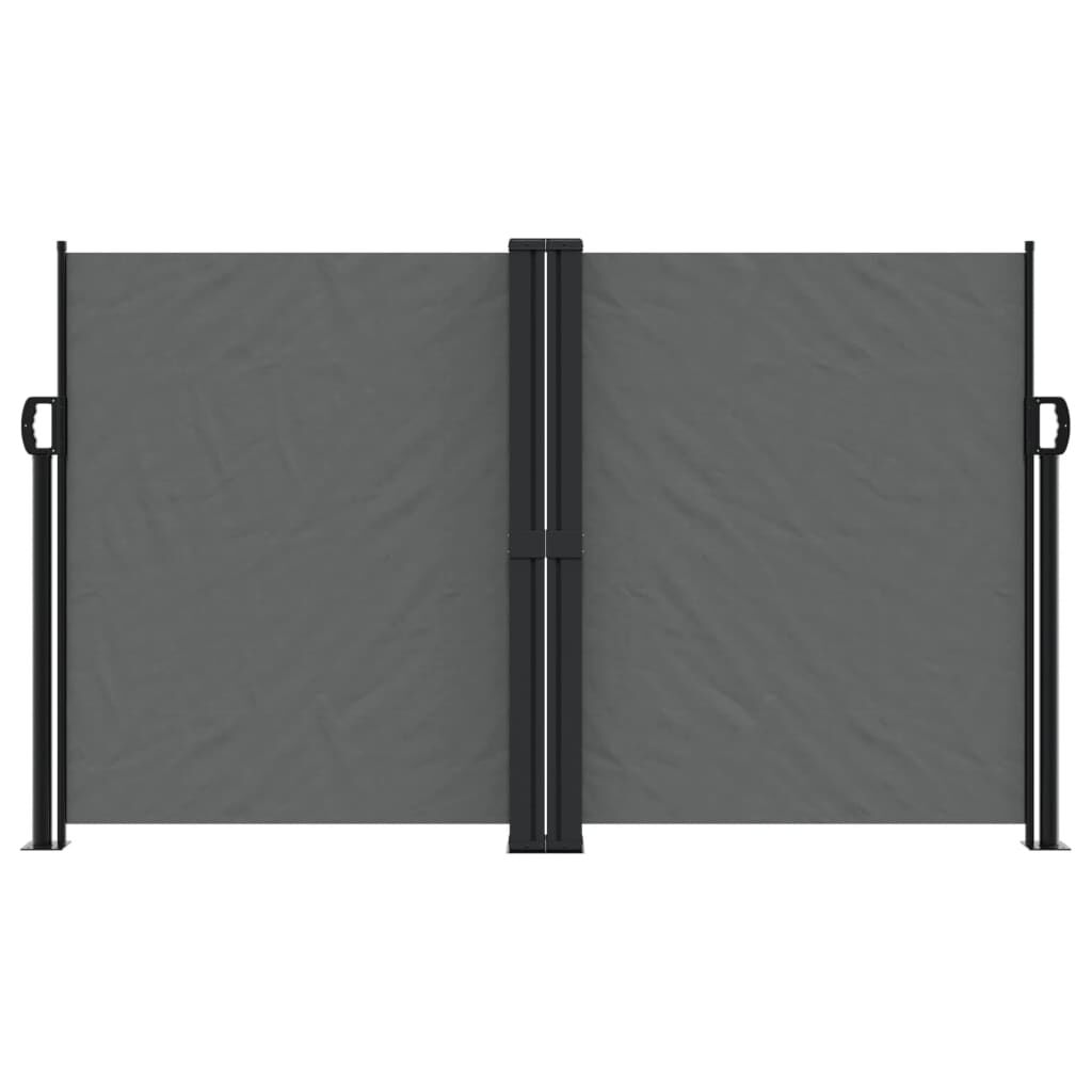 vidaXL Σκίαστρο Πλαϊνό Συρόμενο Ανθρακί 140 x 1200 εκ.