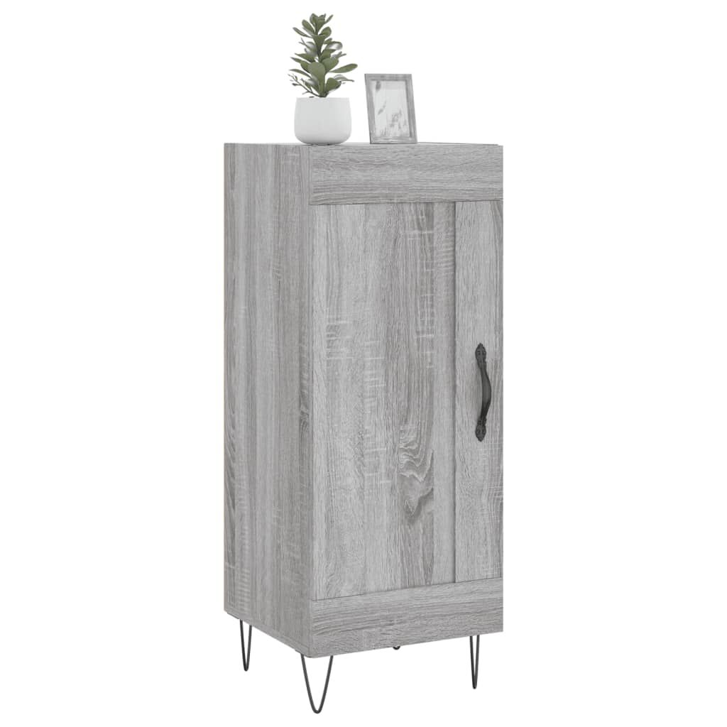 vidaXL Ντουλάπι Γκρι Sonoma 34,5x34x90 εκ. από Επεξεργασμένο Ξύλο