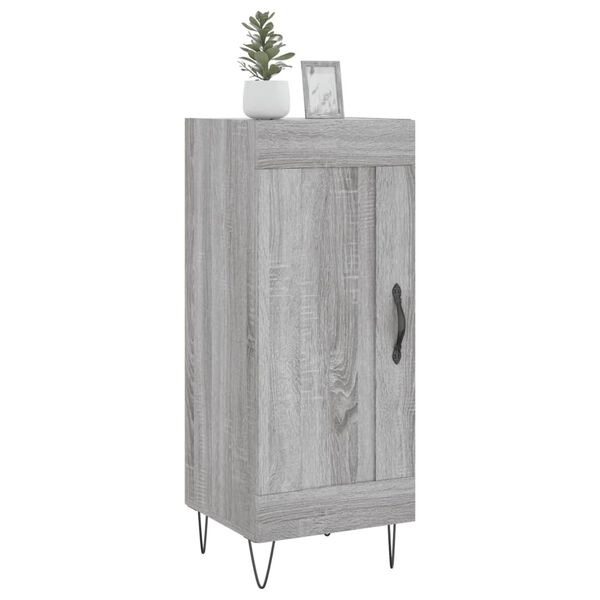 vidaXL Ντουλάπι Γκρι Sonoma 34,5x34x90 εκ. από Επεξεργασμένο Ξύλο