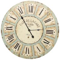 vidaXL Ρολόι Τοίχου Πολύχρωμο 60 εκ. από MDF