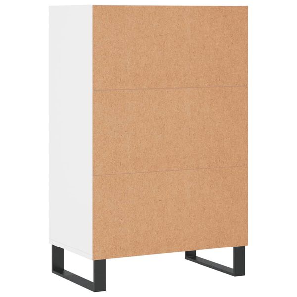 vidaXL Ραφιέρα Λευκή 57 x 35 x 90 από Επεξεργασμένο Ξύλο