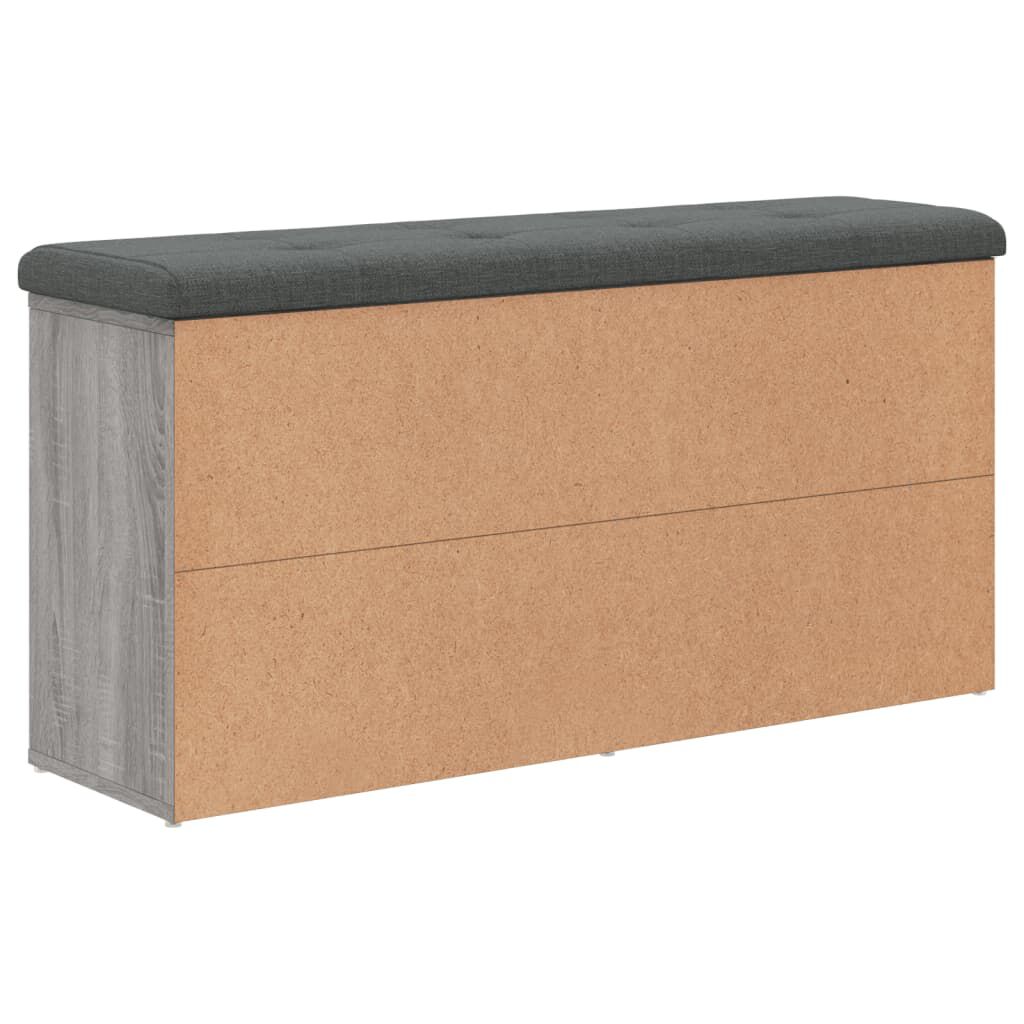 vidaXL Παπουτσοθήκη Γκρι Sonoma 102x32x50 εκ. από Επεξεργασμένο Ξύλο