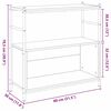 vidaXL Ράφι Βιβλίων artisan δρυς 80 x 30 x 78.5 εκ Επεξεργασμένο ξύλο