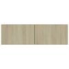 vidaXL Έπιπλο Τηλεόρασης Sonoma Δρυς 100 x 30 x 30 εκ. από Επεξ. Ξύλο