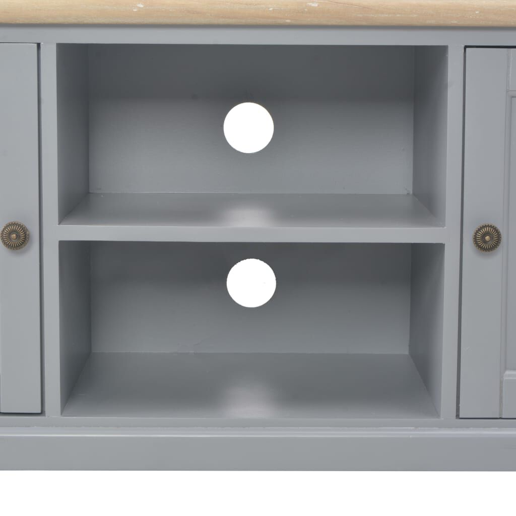 vidaXL Έπιπλο Τηλεόρασης Γκρι 120 x 30 x 40 εκ. Ξύλινο