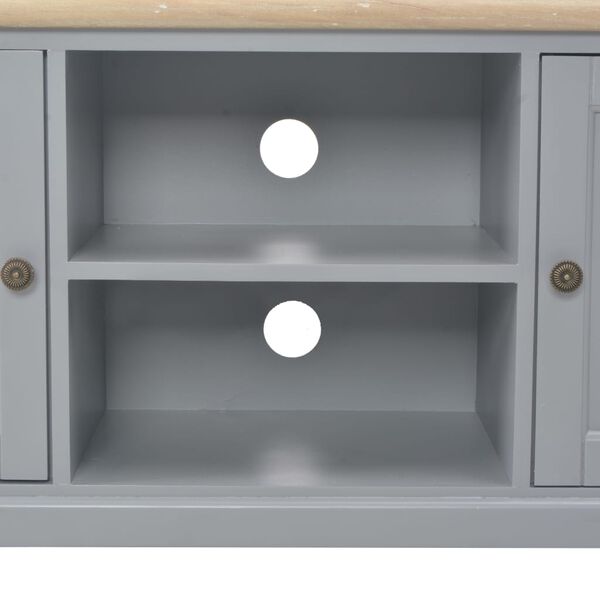 vidaXL Έπιπλο Τηλεόρασης Γκρι 120 x 30 x 40 εκ. Ξύλινο