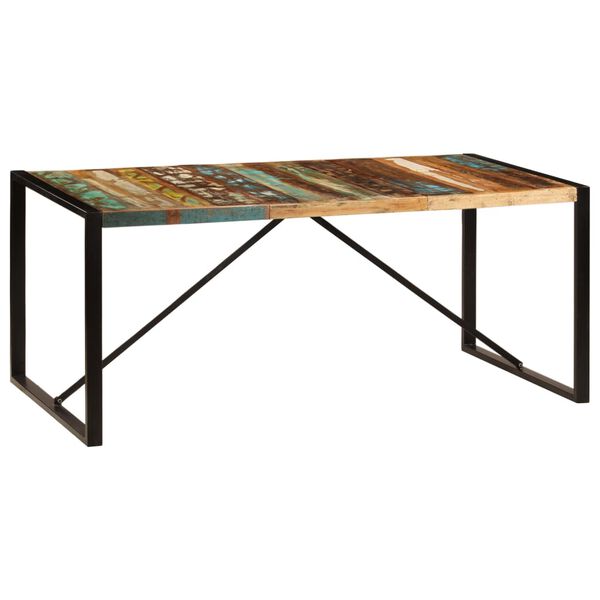 vidaXL Τραπεζαρία 180 x 90 x 75 εκ. από Μασίφ Ανακυκλωμένο Ξύλο