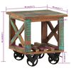 vidaXL Τραπεζάκι με Τροχούς 40x40x42 εκ. από Μασίφ Ανακυκλωμένο Ξύλο