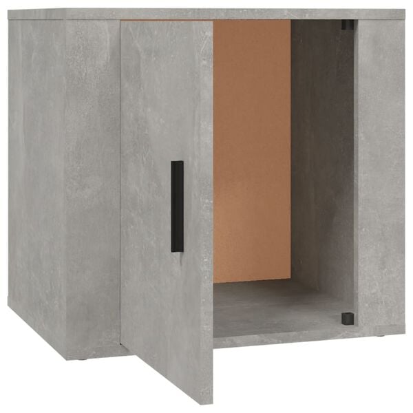 vidaXL Κομοδίνα 2 τεμ. Γκρι Σκυροδέματος 50x39x47 εκ.