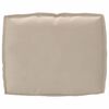 vidaXL Μαξιλάρι παλέτας για πλάτη Taupe 50 x 40 x 12 cm Ύφασμα Oxford