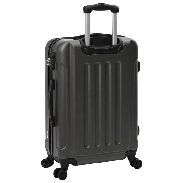 vidaXL Σετ βαλιτσών 3 τεμ Σκληρού ΚαShell Σκούρο Γκρι 20'' 24'' 28'' ABS