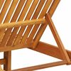 vidaXL Ξαπλώστρα 2-πρόσωπο Καφέ 125 x 200 x 84 εκ. Μασίφ ξύλο ακακίας