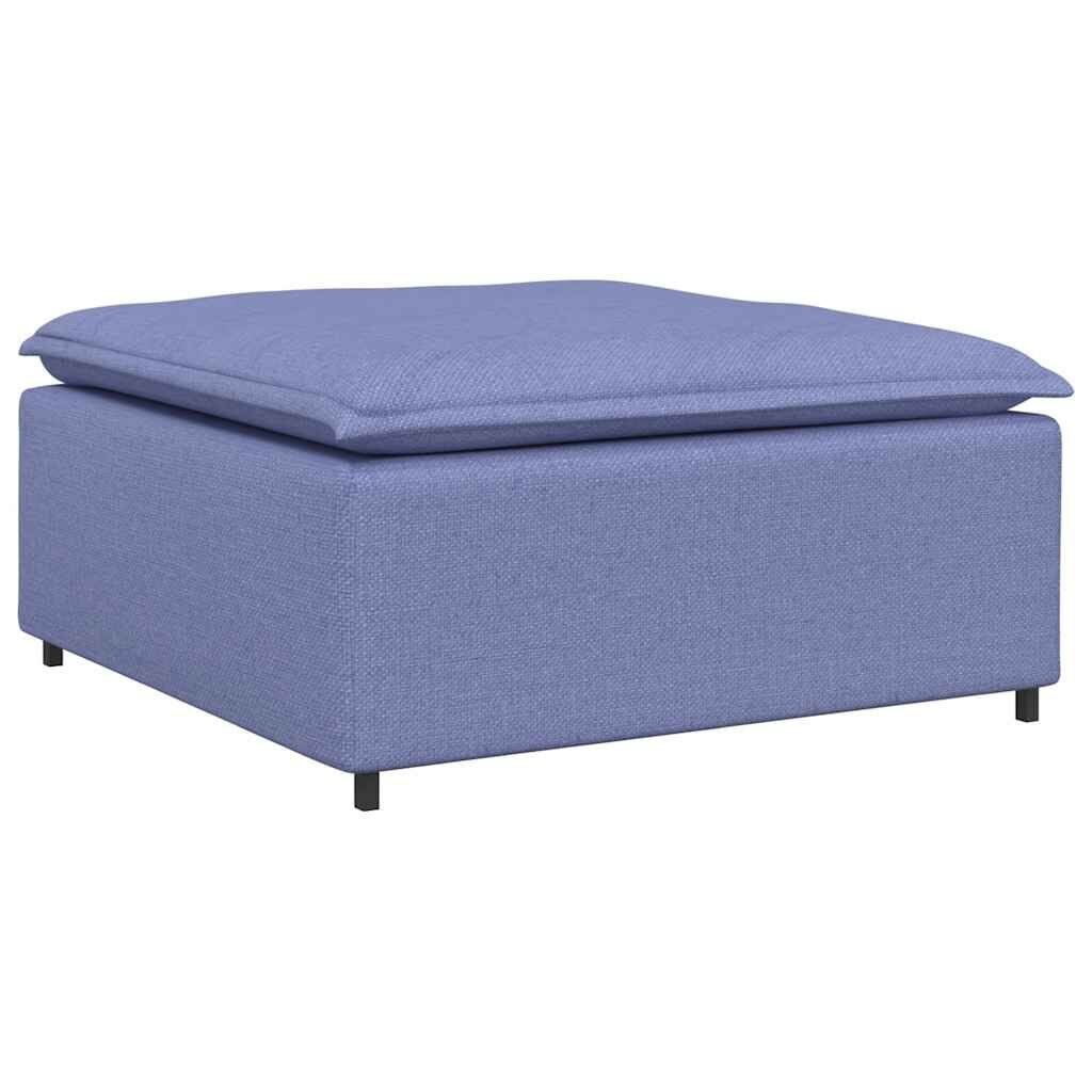 vidaXL Υποπόδιο Καναπέ Τζιν Μπλε 100x100x48 εκ.