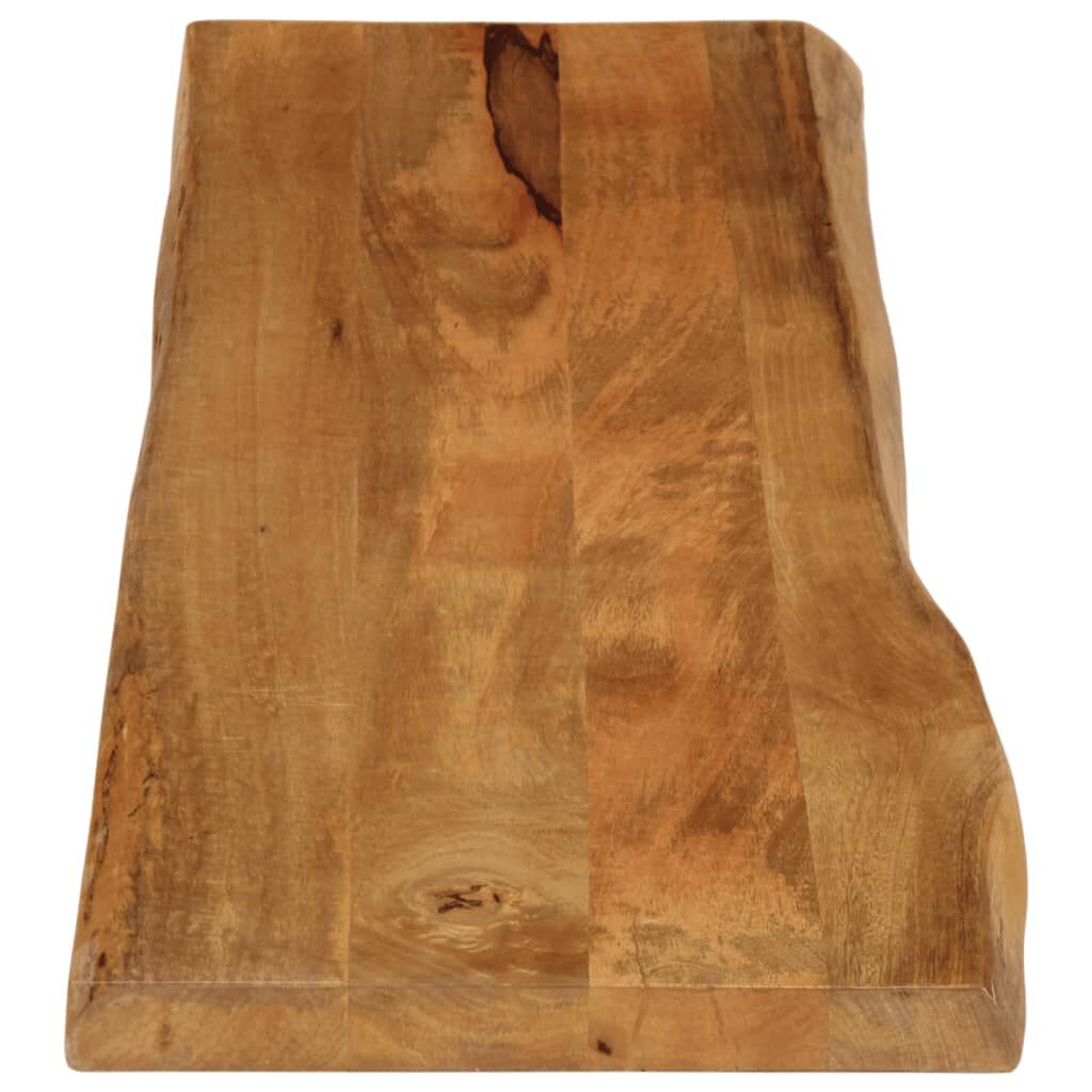 vidaXL Επιφάνεια Τραπεζιού 180x40x2,5 εκ. Live Edge Μασίφ Ξύλο Μάνγκο