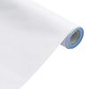 vidaXL Αυτοκόλλητο Επίπλων Ματ Λευκό 90 x 500 εκ. από PVC