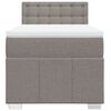vidaXL &Kappa;&rho;&epsilon;&beta;ά&tau;&iota; Boxspring &mu;&epsilon; &Sigma;&tau;&rho;ώ&mu;&alpha; Taupe 90x190 &epsilon;&kappa;.&Upsilon;&phi;&alpha;&sigma;&mu;ά&tau;&iota;&nu;&omicron;