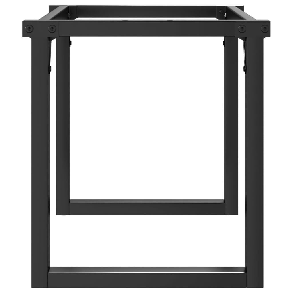 vidaXL Πόδια Τραπεζιού Σαλονιού σε Σχήμα «Ο» 70x30x43 εκ. Ατσάλι
