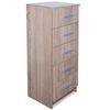 vidaXL Συρταριέρα Ψηλή Χρώμα Δρυός 41 x 35 x 106 εκ. από Μοριοσανίδα