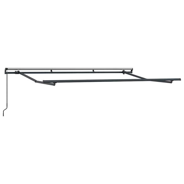 vidaXL Σκελετός Τέντας Ανθρακί 3.5 x 2 m Μέταλλο